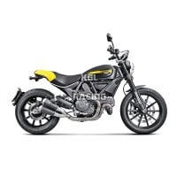 Akrapovic voor DUCATI SCRAMBLER '15-'20 Slip-on Titanium black