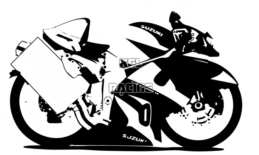 SUZUKI TL 1000 Caricature sticker (30 cm lang) - Klik op de afbeelding om het venster te sluiten