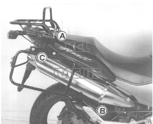 Support coffre Hepco&Becker - Honda CB 600F '03-'06 - Cliquez sur l'image pour la fermer