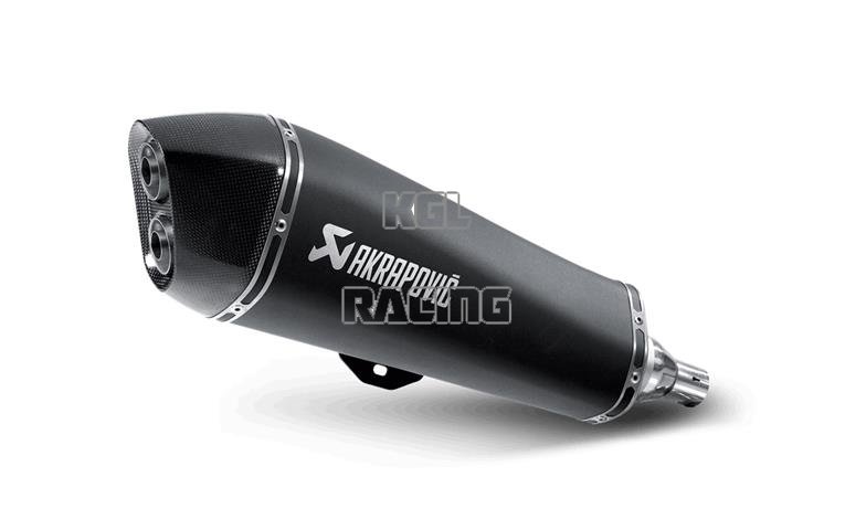 Akrapovic for PIAGGIO MP3 500 / 500 LT 08-16 BLACK silencer homologated - Click Image to Close
