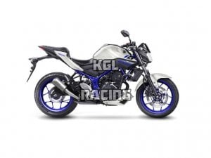 LEOVINCE voor YAMAHA YZF-R25/MT-25/YZF-R3/MT-03 - LV-10 RACE demper STAINLESS STEEL