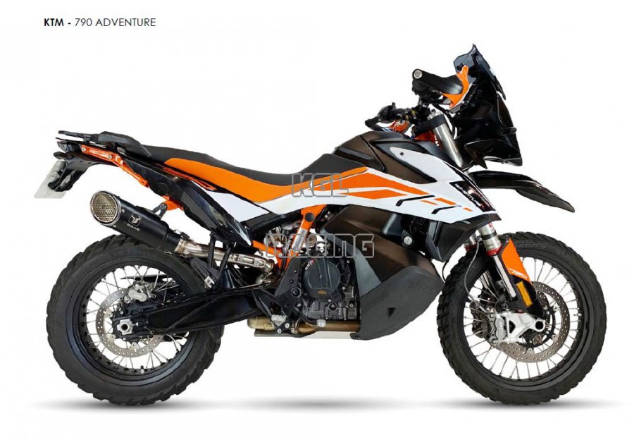 IXRACE for KTM 790 ADVENTURE (2019-2020) - Silencer MK1 SERIES BLACK - Click Image to Close