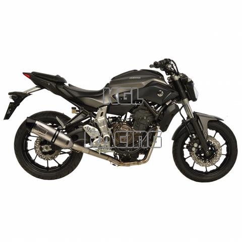 LEOVINCE for YAMAHA MT-07/ABS (FZ-07) 2014-2016 - LV ONE EVO FULL SYSTEM 2/1 STAINLESS STEEL - Click Image to Close
