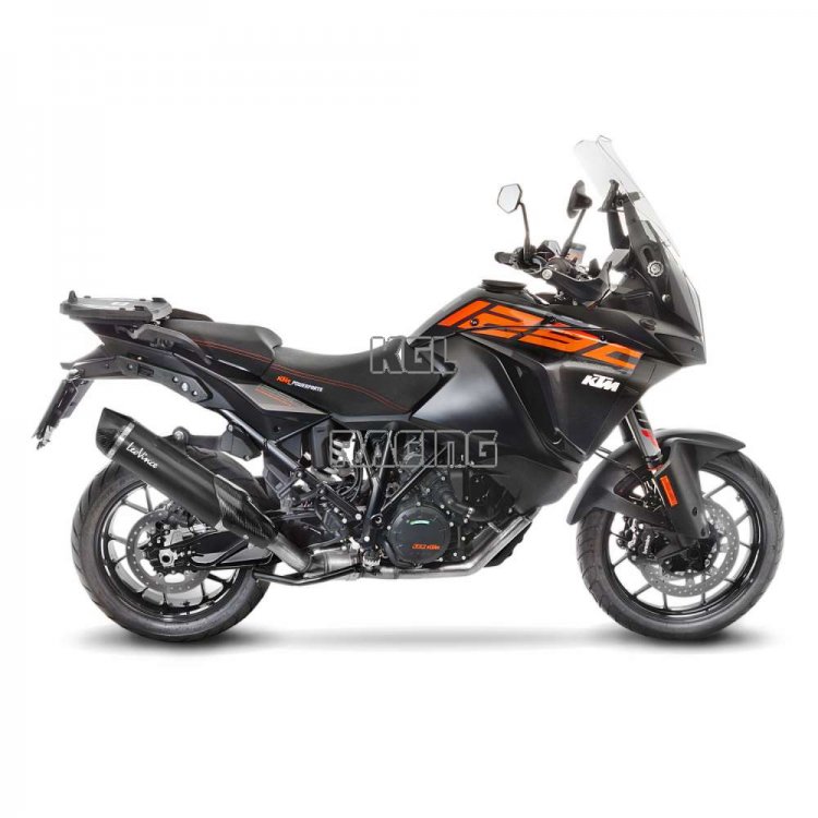 LEOVINCE for KTM 1090 ADVENTURE/R 2017-> - SLIP-ON NERO STAINLESS STEEL - Click Image to Close