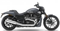 Kesstech for Harley Davidson Night Rod Special 2012-2016 - slip-on set 5" High Performance Chroom