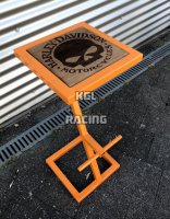 Bar stool in metal with logo (your choice)