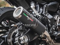 GPR voor Yamaha Tracer 700 2017/19 Euro4 - Gekeurde met katalisator Volledige uitlaat - M3 Black Titanium