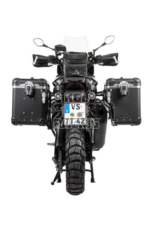Touratech ZEGA Evo X Premium Edition koffer systeem voor Harley-Davidson RA1250 Pan America - 45L_45L - rek zwart , koffer Zwart - Klik op de afbeelding om het venster te sluiten