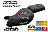 Seat cover compatible Kawasaki Eliminator 500 2024 - 2025 - model Mutsu Comfort System - NO LOGO - Green
