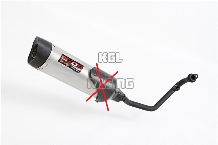 ENDY silencer for YAMAHA T-MAX-500 i '04-'07 (FULL EXHAUST) - EVO 2 - Click Image to Close