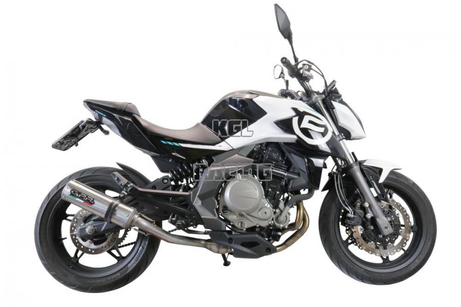 GPR for Cf Moto 650 MT 2019/2020 e4 - Homologated silencer with catalyst M3 Inox - Click Image to Close