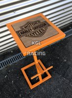 Bar stool in metal with logo (your choice)