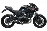 GPR voor Kawasaki Ninja 650 2017/20 Euro4 - Gekeurde met katalisator Volledige uitlaat - M3 Black Titanium