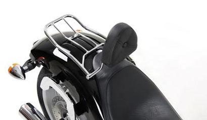 Solorack met rugsteun - Honda VTX1300S '03-> - chroom - Klik op de afbeelding om het venster te sluiten