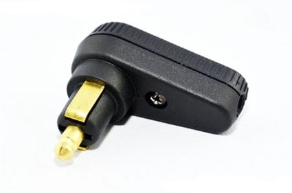 Angled plug - with DIN (BMW) connection