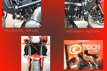 Evotech Crash Protectors Kawasaki VERSYS '10-> - Street Defende