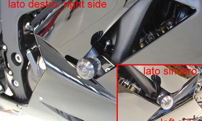 Evotech Crash Protectors Kawasaki ZX6-R '07-'08 - Street Defend