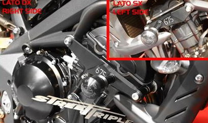 Evotech Crash Protectors Triumph STREET TRIPLE 675/R '07-> - St