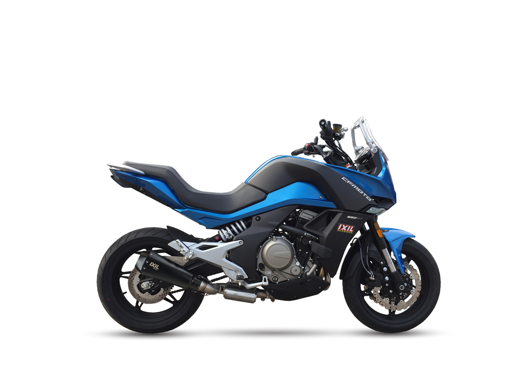 IXIL for CFMOTO 650 MT (CF650-3F CF650-3C) - SLIP ON SILENCER - RACE XTREM BLACK