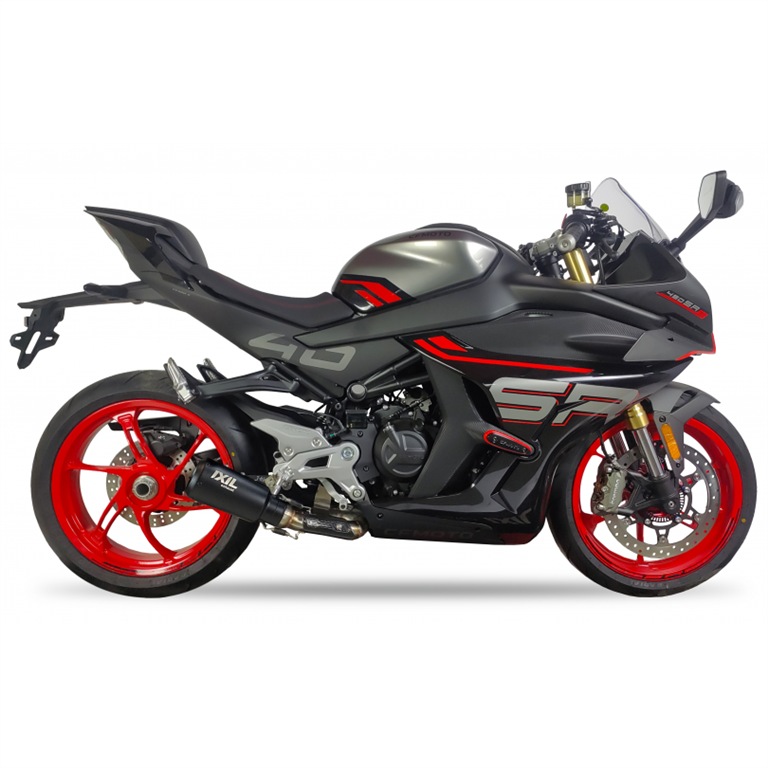 IXIL voor CFMOTO 450 SRS - SLIP ON DEMPER - RACE XTREM BLACK