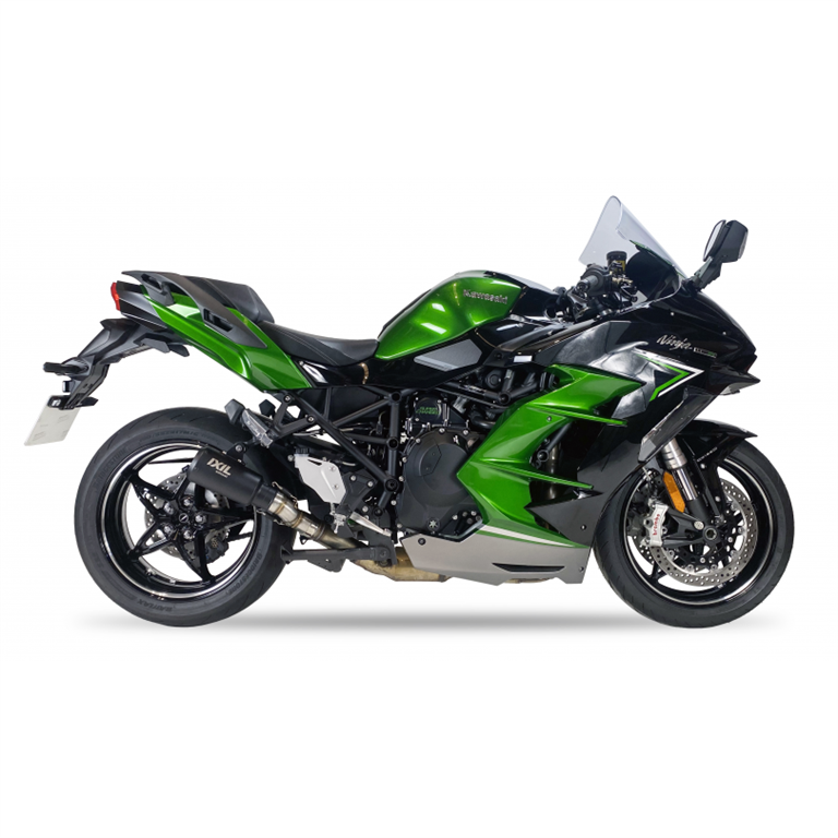 IXIL for KAWASAKI NINJA H2 SX - SX SE 22-24 (ZXT02P) - SLIP ON SILENCER - RACE XTREM BLACK