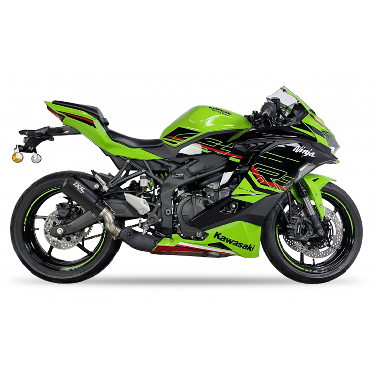 IXIL for KAWASAKI NINJA ZX-25 R / RR (ZX250E) - SLIP ON SILENCER - RACE XTREM BLACK