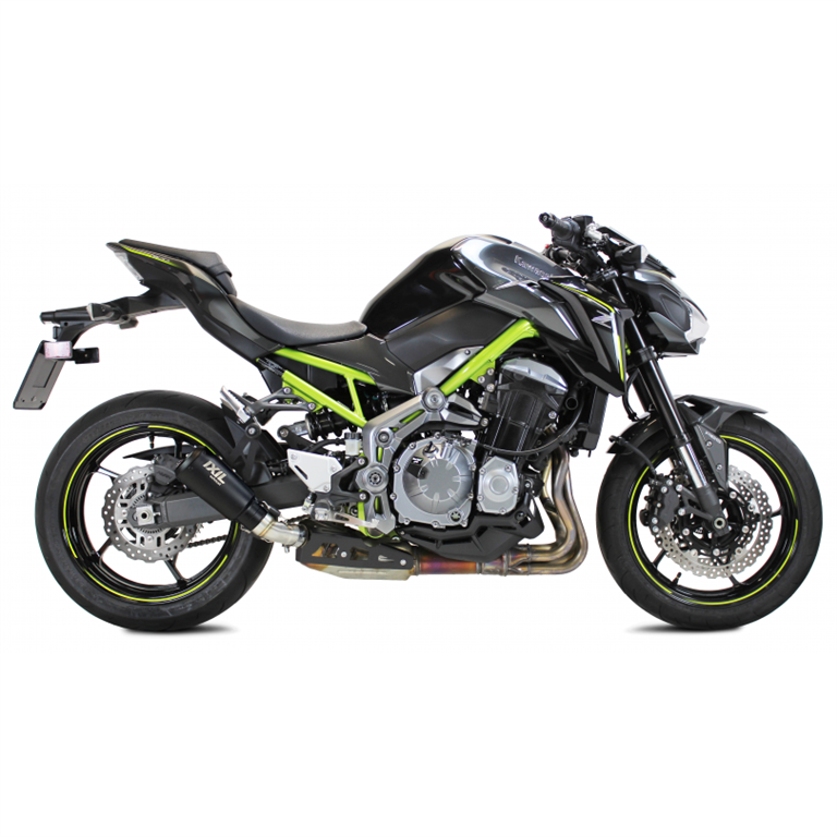 IXIL voor KAWASAKI Z 900 92 kW 16-19 (ZR900B) - SLIP ON DEMPER - RACE XTREM BLACK