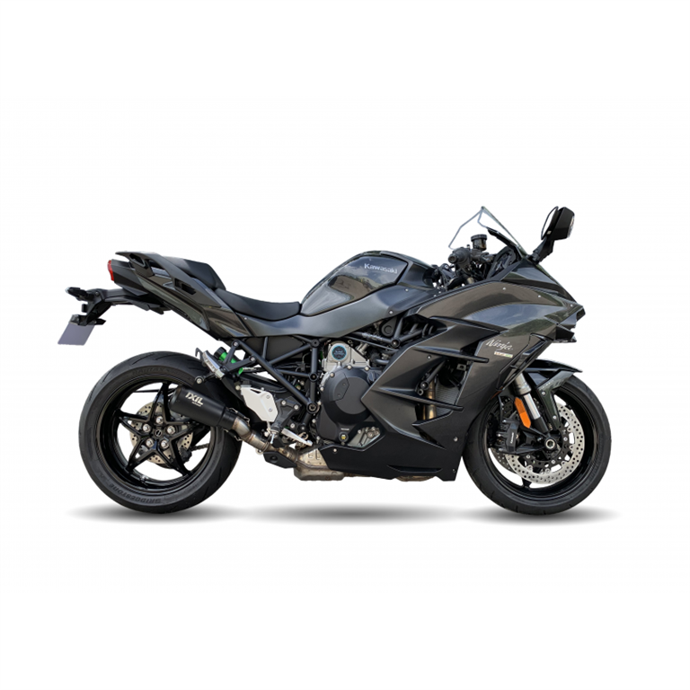 IXIL for KAWASAKI NINJA H2 SX - SX SE 18-21 (ZXT02A B D) - SLIP ON SILENCER - RACE XTREM BLACK