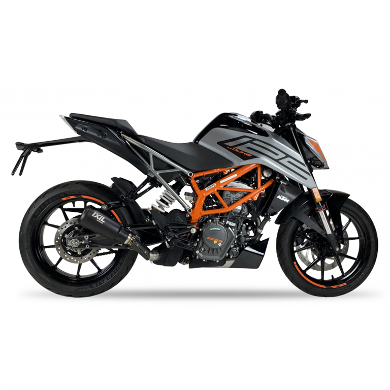 IXIL pour KTM DUKE 390 21-23 - SLIP ON SILENCIEUX - RACE XTREM BLACK