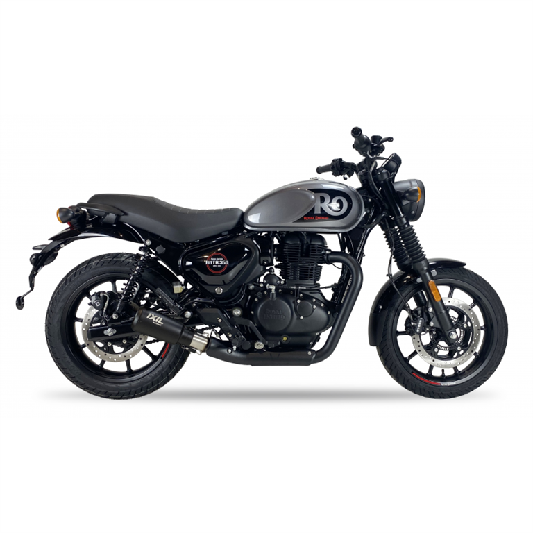 IXIL for ROYAL ENFIELD HUNTER 350 - SLIP ON SILENCER - RACE XTREM BLACK