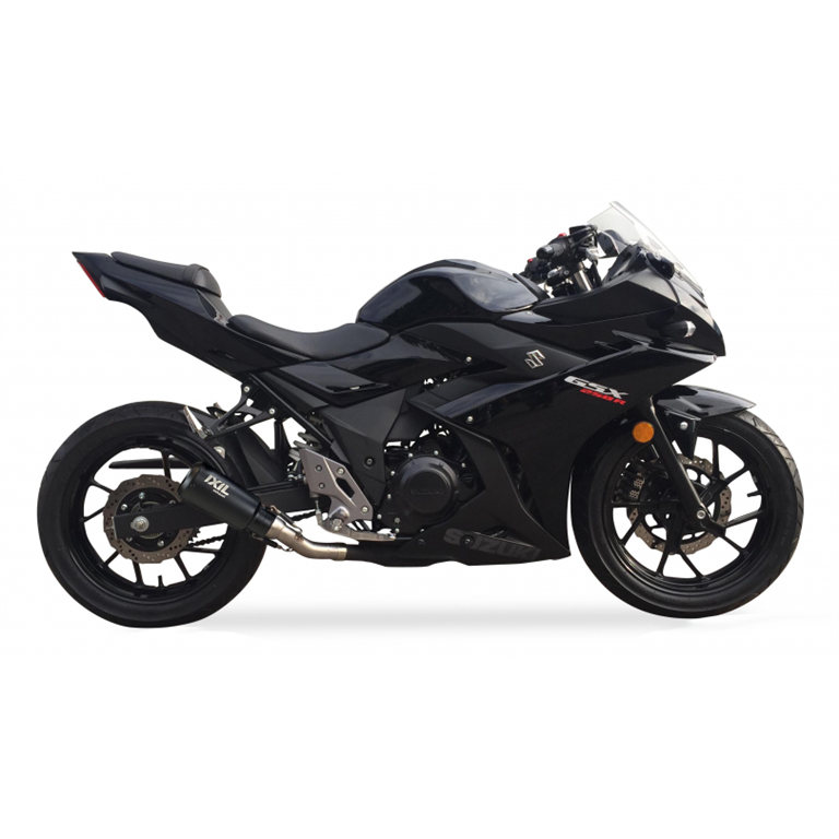 IXIL pour SUZUKI DL 250 V-STROM 17-20 (WDS0) - SLIP ON SILENCIEUX - RACE XTREM BLACK