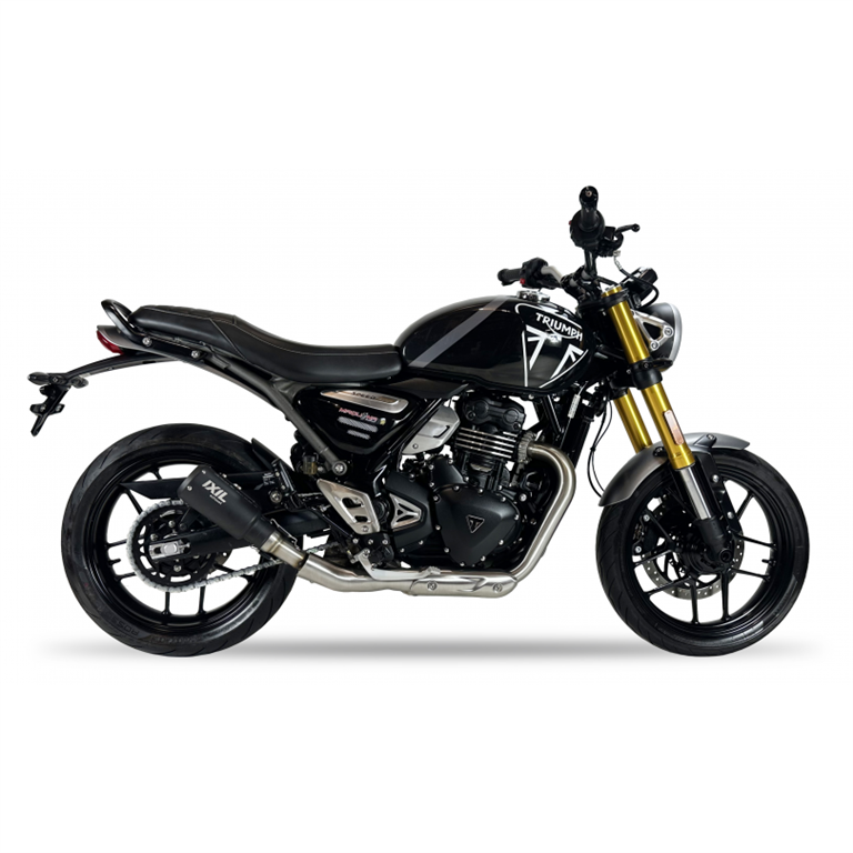 IXIL for TRIUMPH SPEED 400 / SCRAMBLER 400 X (T010) - SLIP ON SILENCER - RACE XTREM BLACK