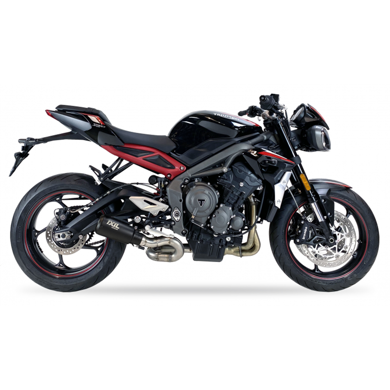 IXIL for TRIUMPH STREET TRIPLE 675 / 765 17-20 - SLIP ON SILENCER - RACE XTREM BLACK