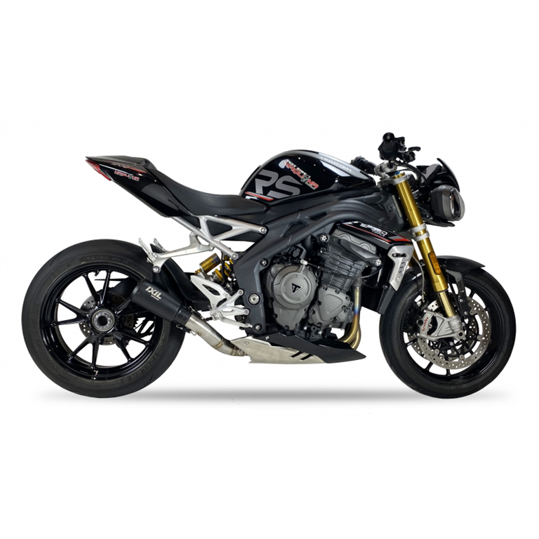 IXIL for TRIUMPH SPEED TRIPLE 1200 RS / RR 21-22 (PB01) - SLIP ON SILENCER - RACE XTREM BLACK