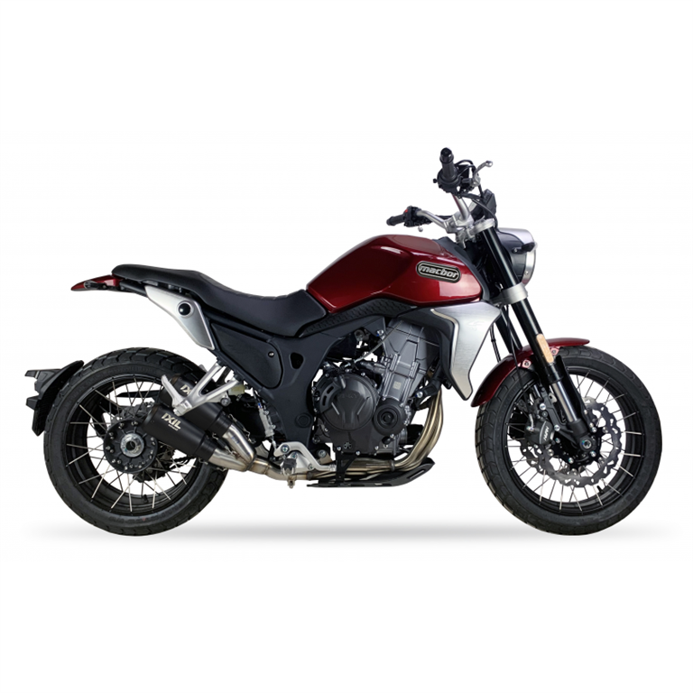 IXIL for MACBOR EIGHT MILLE 500 SCR - STR 2022 - SLIP ON SILENCER - DUAL RACE XTREM BLACK