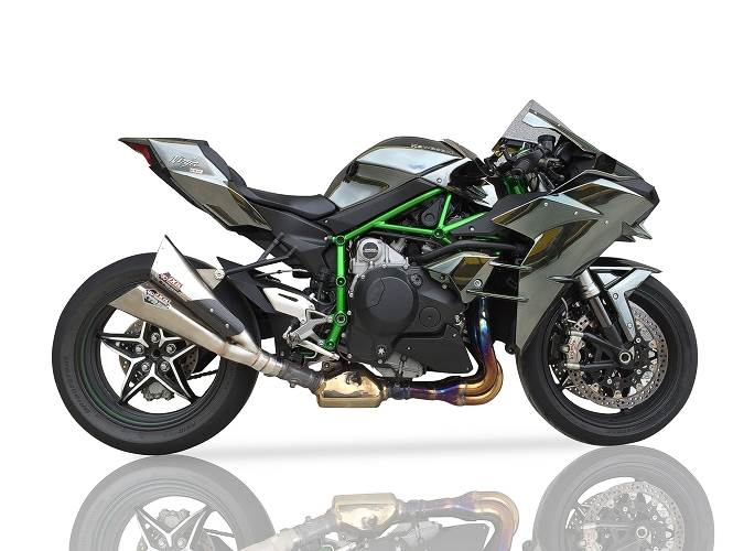 IXIL for KAWASAKI NINJA H2 15-20 (ZXT00N ZXT00X ZXT02J) - SLIP ON SILENCER - DOUBLE SLASHED CONE XTREM
