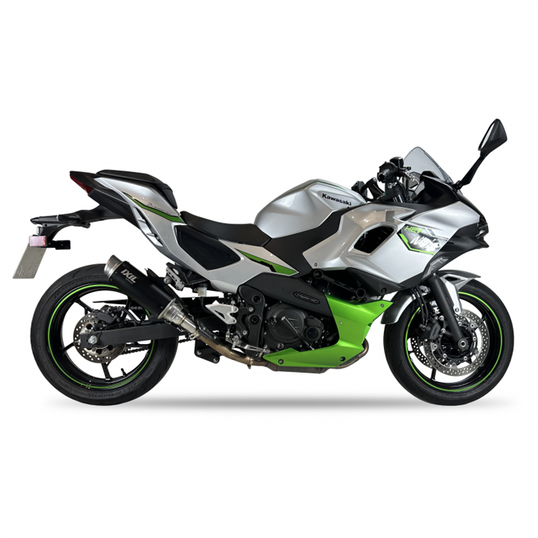 IXIL voor KAWASAKI NINJA 7 HYBRID (CX500A) / Z 7 HYBRID (CR500A) - SLIP ON DEMPER - SPORT XTREM BLACK