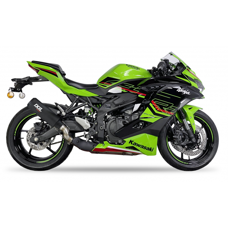 IXIL pour KAWASAKI NINJA ZX-4 R / RR 23-24 (ZX400P) - SLIP ON SILENCIEUX - ROUND CARBON XTREM