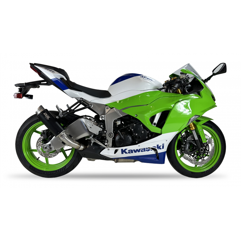 IXIL for KAWASAKI ZX-6 R NINJA 2024 (ZX636J) - SLIP ON SILENCER - SPORT XTREM BLACK