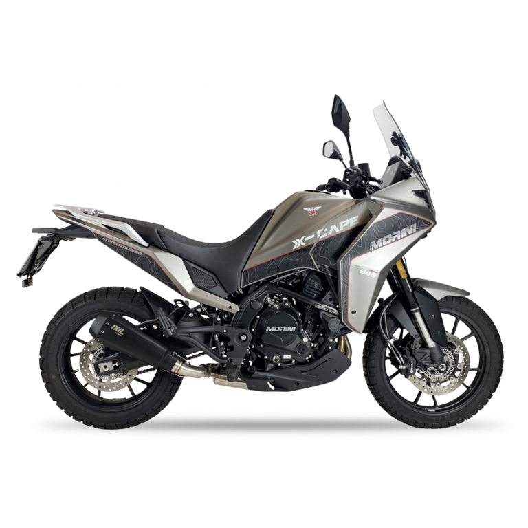 IXIL for MOTO MORINI SEIEMMEZZO 650 STR / SCR 22-23 (P15A650 / A2) - SLIP ON SILENCER - SPORT XTREM BLACK