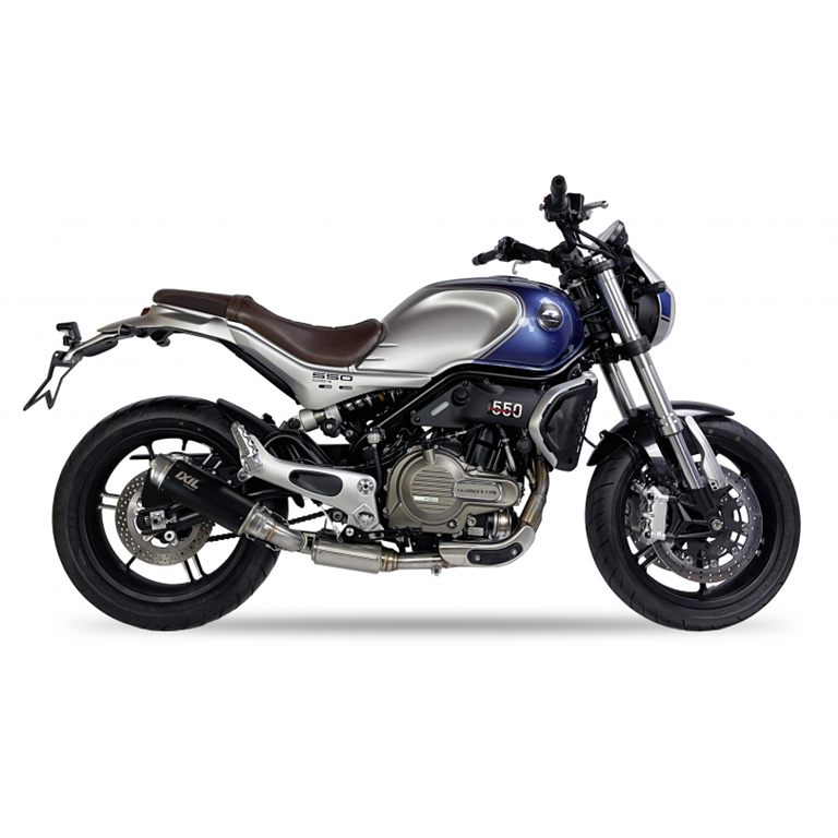IXIL for QJ MOTOR SRV 550 - SLIP ON SILENCER - SPORT XTREM BLACK