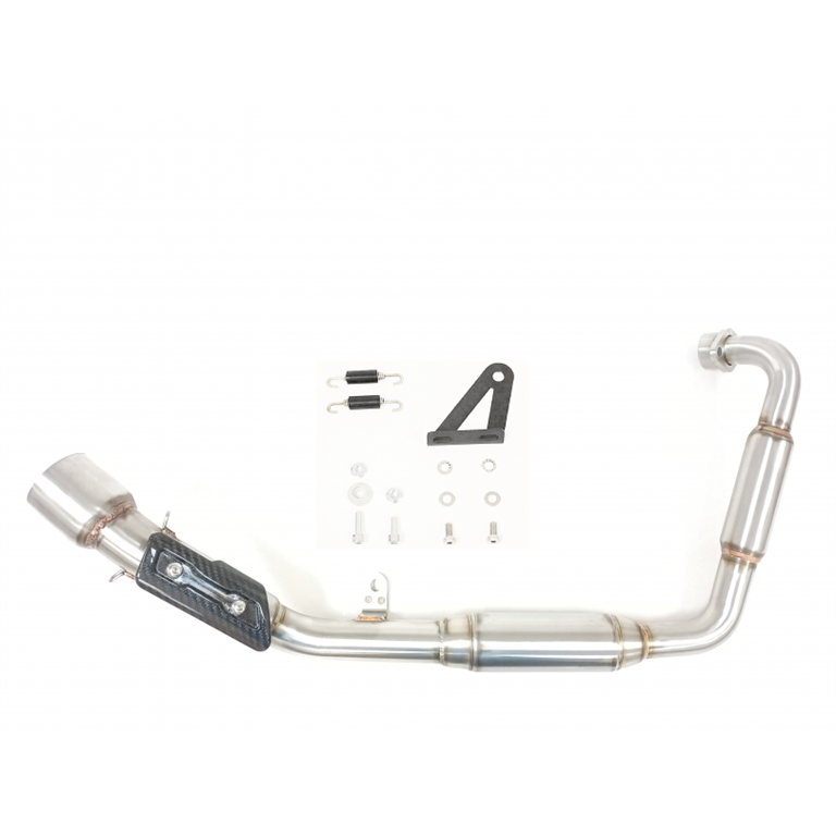 IXIL voor ZONTES G1 125 / X, U1-125, U125, Z2-125, GK125 / X 2021-2022 - Volledige uitlaat - SPORT XTREM BLACK