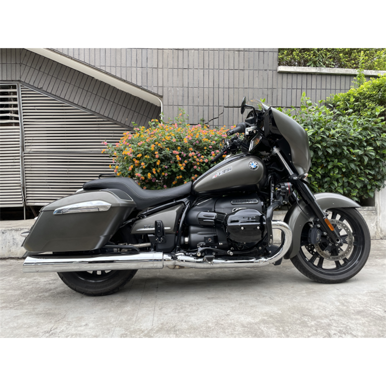 IXIL for BMW R 18 B / TRANSCONTINENTAL / ROCTANE (RH18 RH18R) - SLIP ON SILENCER (PAIR) - IRONHEAD ROUND CHROME