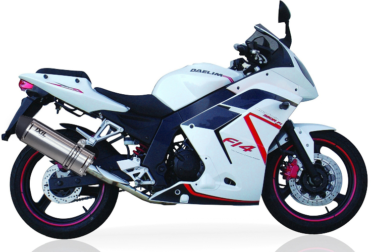 IXIL for DAELIM ROADWIN 125 R 07-15 (BA8) - BOLT ON - HEXOVAL XTREM EVOLUTION