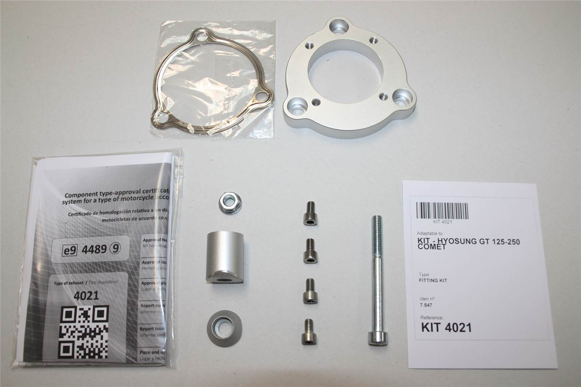 IXIL for HYOSUNG GT 125 COMET - BOLT ON - HEXOVAL XTREM EVOLUTION
