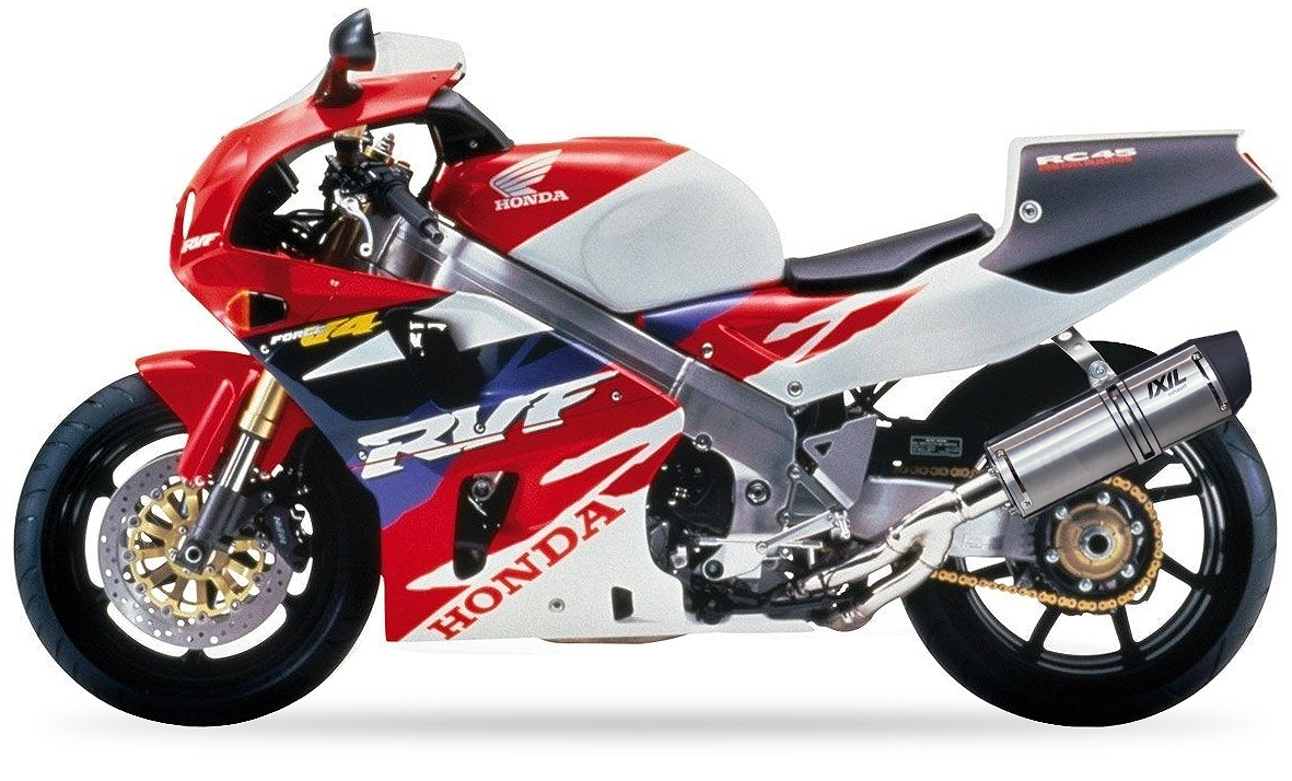 IXIL for HONDA RVF 750 R -94 (RC45) - SLIP ON SILENCER - HEXOVAL XTREM EVOLUTION
