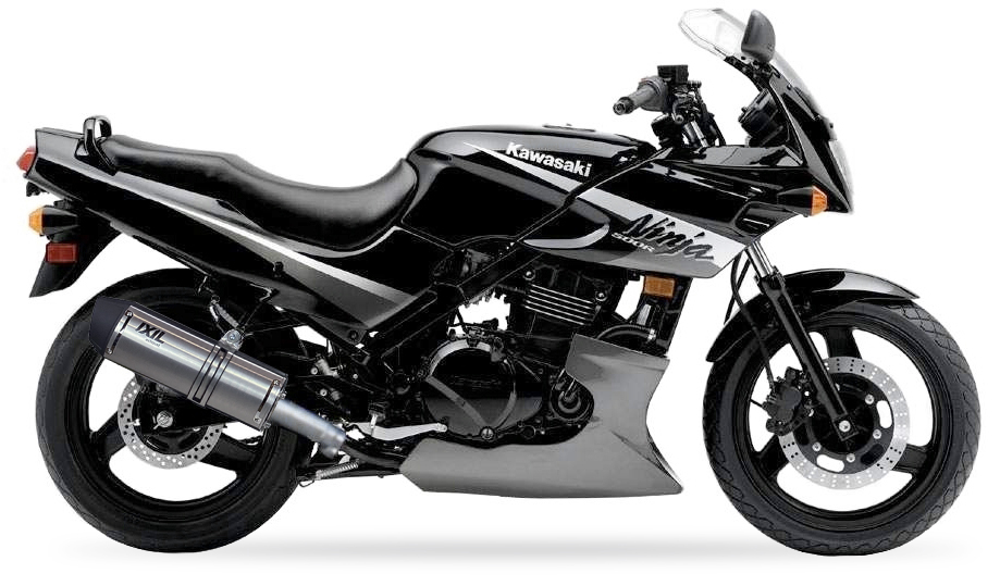 IXIL for KAWASAKI GPZ 500 - S (EX500) - SLIP ON SILENCER (PAIR) - HEXOVAL XTREM EVOLUTION