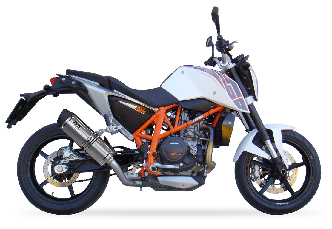 IXIL voor KTM DUKE 690 12-16 - SLIP ON DEMPER - HEXOVAL XTREM EVOLUTION