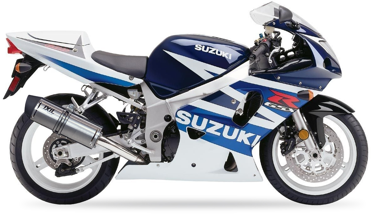 IXIL voor SUZUKI GSX 600 R 01-05 (BG) - SLIP ON DEMPER - HEXOVAL XTREM EVOLUTION