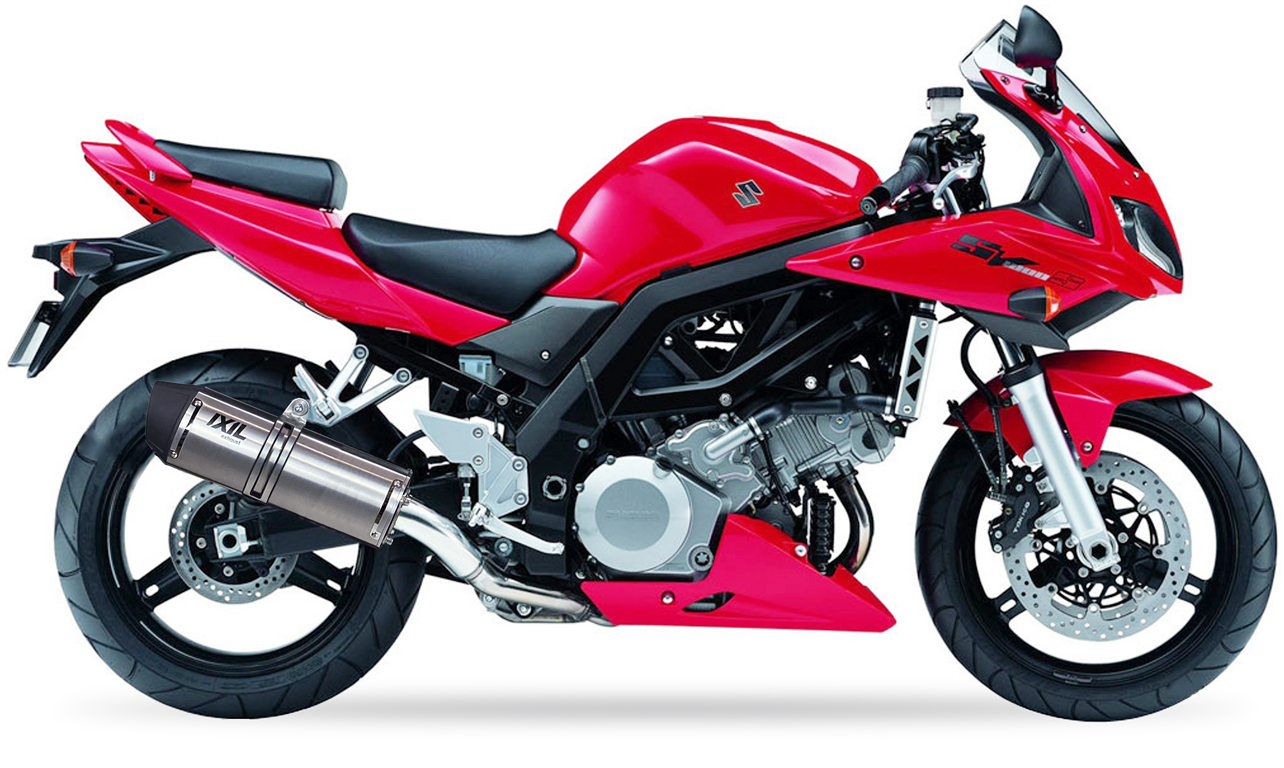 IXIL for SUZUKI SV1000S - SV1000N 03-05 (BX) - SLIP ON SILENCER (PAIR) - HEXOVAL XTREM EVOLUTION
